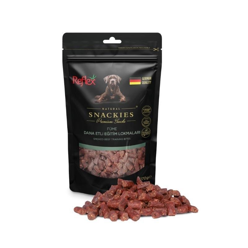 Reflex Snackies Füme Dana Etli Eğitim Lokmaları Köpek Ödülü 170gr