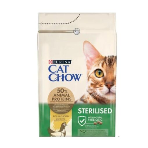 Cat Chow Tavuklu Kısırlaştırılmış Kedi Maması 3 Kg Paket
