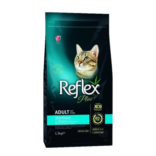 Reflex Plus Somonlu Kısır Kedi Maması 1,5Kg Paket
