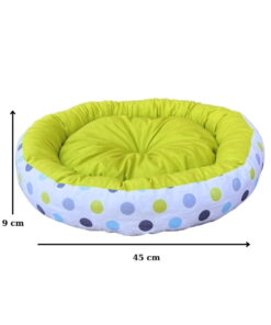 TarzPet Benekli Simit Yatak Yeşil 9x45 cm