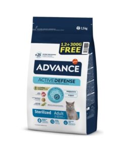 Advance Hindi Etli Kısır Kedi Maması 1,5Kg Paket