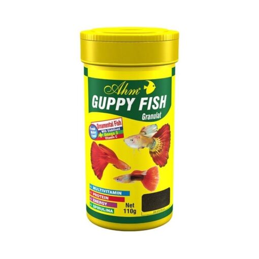 Ahm Guppy Küçük Ağızlı Balık Yemi 110gr