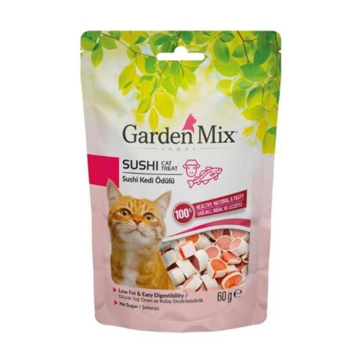 Garden Mix Kuzu Etli Sushi Kedi Ödül 60gr