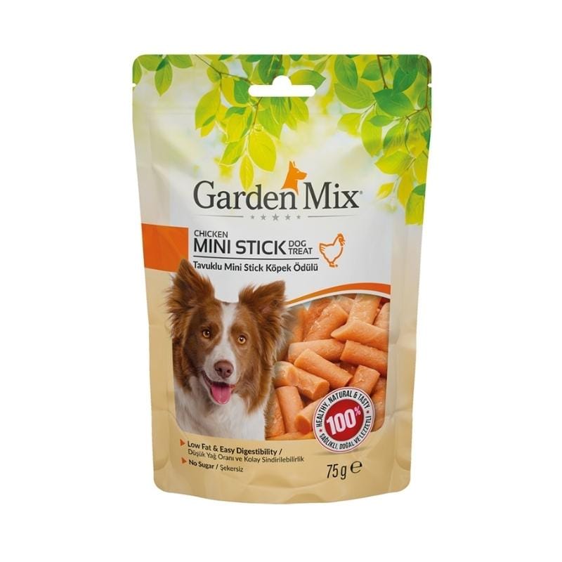 Garden Mix Tavuklu Mini Stick Köpek Ödülü 75gr
