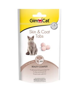 GimCat Skin&Coat Tabs Deri ve Tüy Sağlığı Kedi Ödül Tableti 40Gr