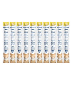 Gimcat Sticks Somon ve Alabalıklı Ödül Çubukları 50 gr 10lu