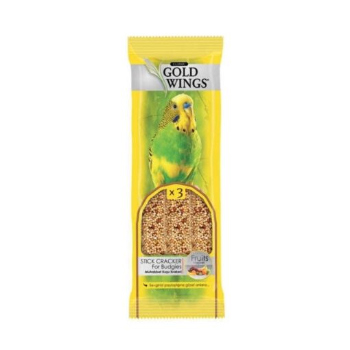 Gold Wings Muhabbet Kuşları İçin Meyveli Kraker 3 lü