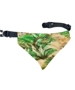 Küçük Irk Köpekler İçin Yaprak Desenli Fular Bandana
