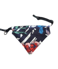Küçük Irk Köpekler İçin Çiçek Desenli Fular Bandana