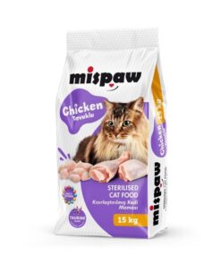Mispaw Kısır Tavuklu Yetişkin Kedi Maması 15kg Paket