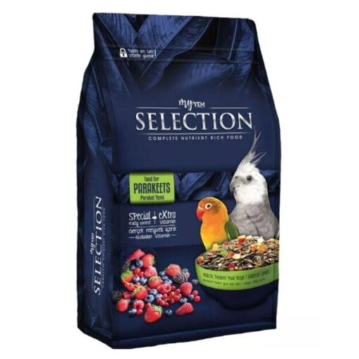 MyYem Selection Meyve Parçalı Paraket Yemi 1Kg