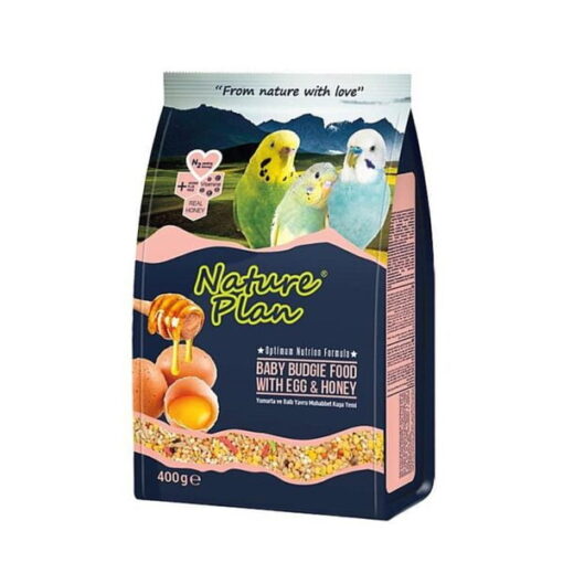 Nature Plan Ballı Yumurtalı Yavru Muhabbet Kuş Yemi 400 Gr