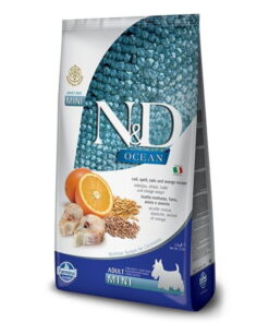 N&D Ocean Az Tahıllı Balıklı Yetişkin Mini Küçük Irk Köpek Maması 2,5 Kg Paket