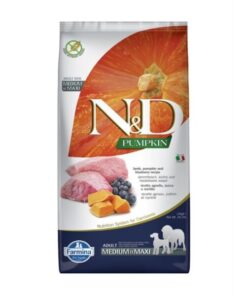 N&D Tahılsız Pumpkin Kuzu Etli Medium Maxi Köpek Maması 12kg Paket