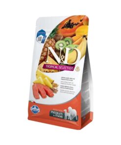 N&D Tropical Somonlu Medium Maxi Yetişkin Köpek Maması 1Kg Vakumlu