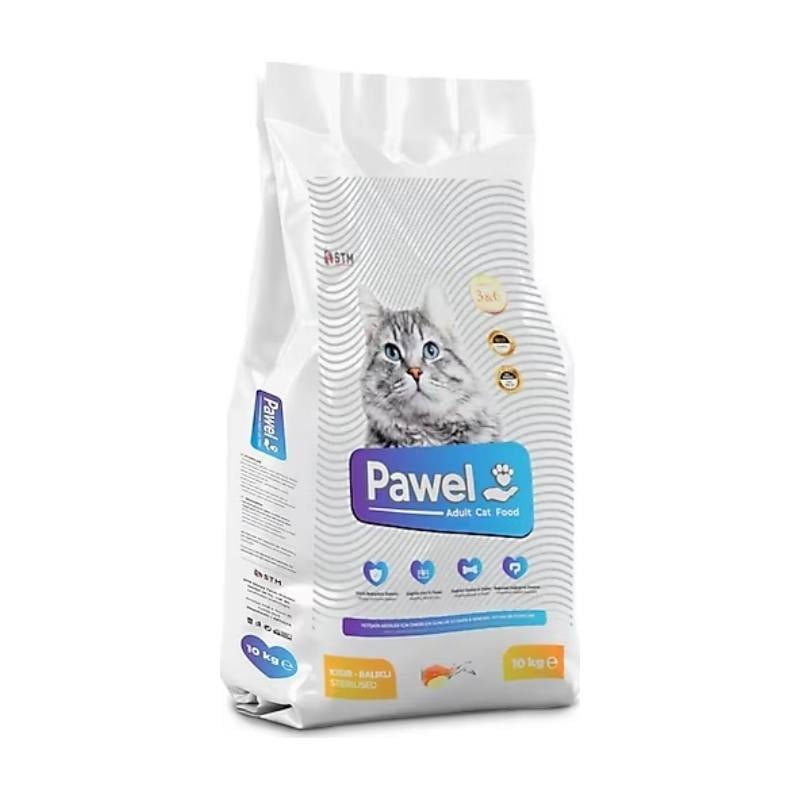 Pawel Kısır Somonlu Yetişkin Kedi Maması 10Kg Paket
