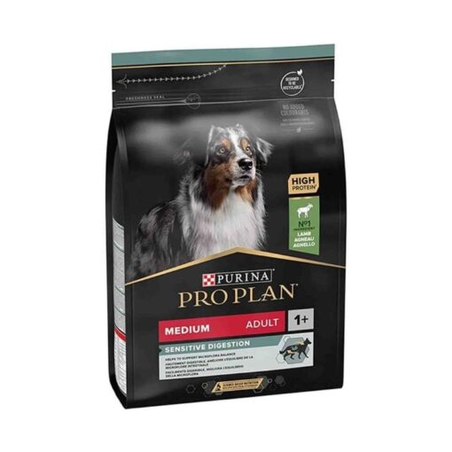 Pro Plan Medium Kuzu Etli Yetişkin Köpek Maması 3Kg Paket