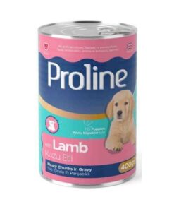 Proline Sos İçinde Et Parçacıklı Kuzu Etli Yavru Köpek Konservesi 400 Gr
