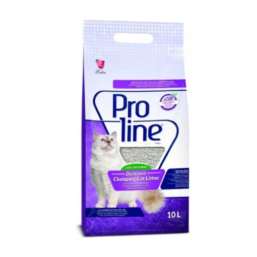 Proline Lavanta Kokulu İnce Taneli Topaklanan Kedi Kumu 10lt