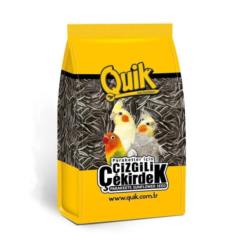 Quik Paraketler İçin Çizgili Çekirdek 500gr