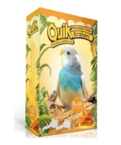 Quik Muhabbet Kuşu Paraket Ballı Krakeri 10lu