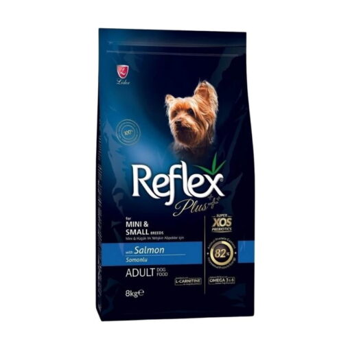 Reflex Plus Küçük Mini Irk Somonlu Yetişkin Köpek Maması 8kg Paket