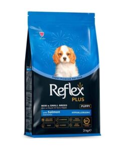 Reflex Plus Somonlu Small Mini ve Küçük Irk Yavru Köpek Maması 3Kg Paket