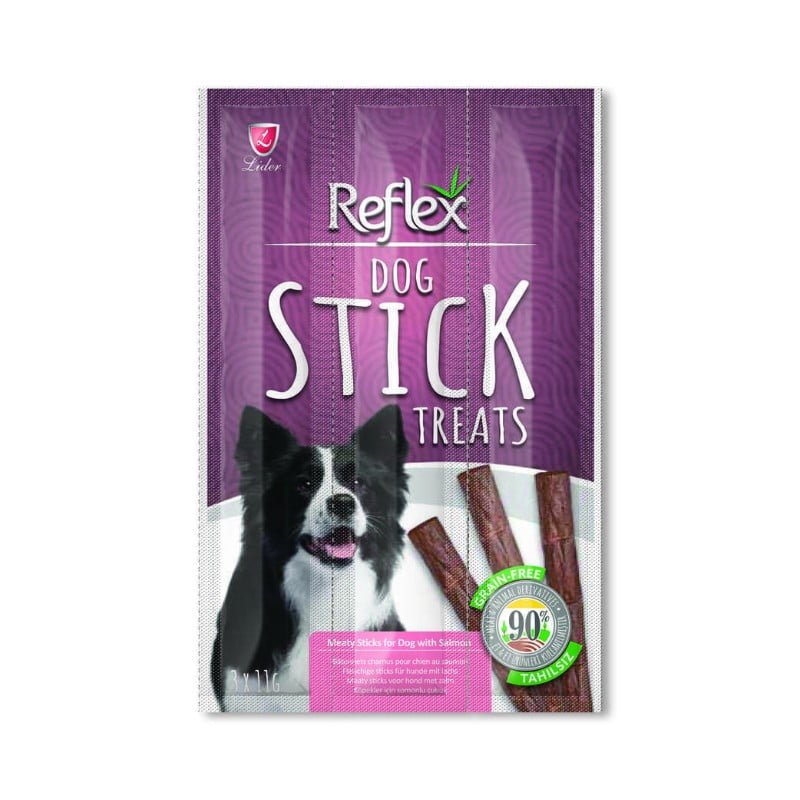 Reflex Somonlu Köpek Ödül Çubuğu Stick 3x11gr