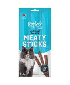 Reflex Meaty Sticks Somonlu Kedi Ödül Çubuğu 3x5 Gr