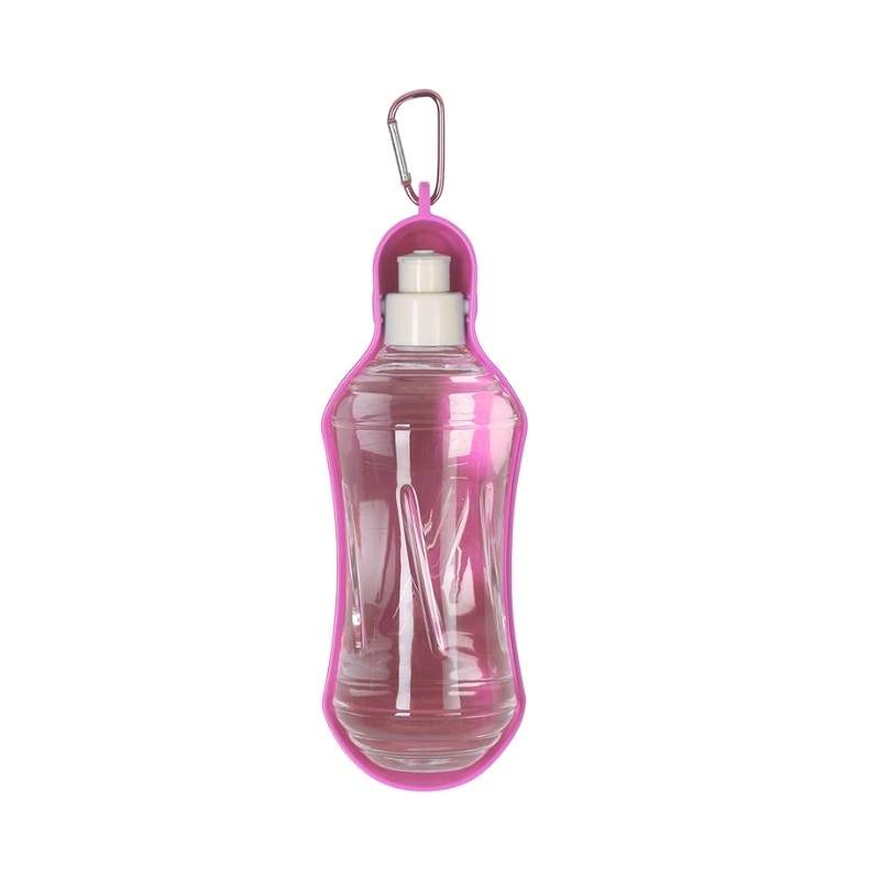 Kedi ve Köpekler İçin Seyahat Suluğu 500ml Pembe