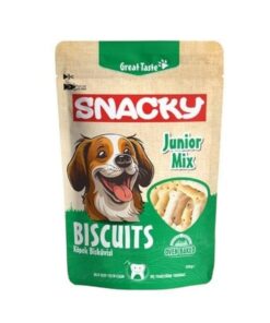 Snacky Junior Mix Diş Temizliği Destekleyici Yavru Köpek Ödül Bisküvisi 200gr