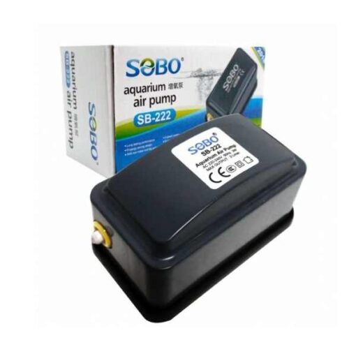 Sobo Tek Çıkışlı Akvaryum Hava Motoru SB-222 3W 3 Lt/DK