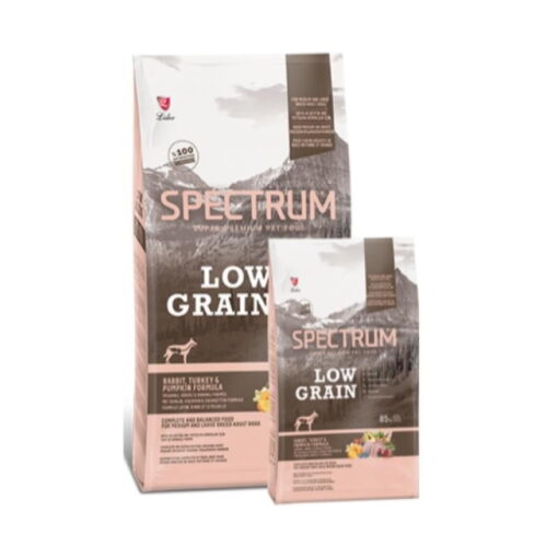 Spectrum Az Tahıllı Hindi Tavşan ve Kabaklı Medium Yetişkin Köpek Maması 12Kg