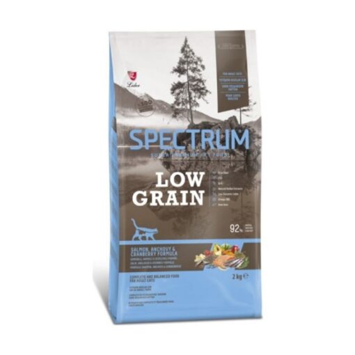 Spectrum Az Tahıllı Somon ve Hamsili Kedi Maması 2Kg Paket