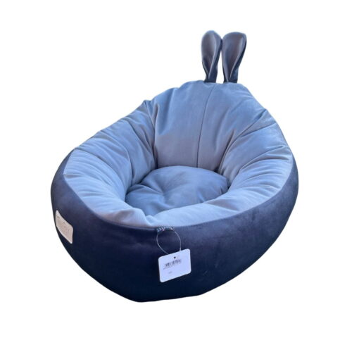 TarzPet Kulaklı Yatak Gri 50x47x18 cm