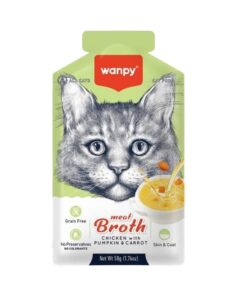 Wanpy Balkabak Havuç ve Tavuk Kedi Çorbası 50gr