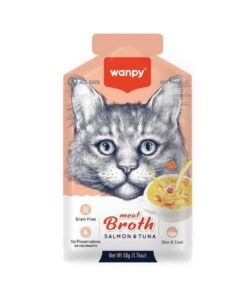 Wanpy Ton Balıklı ve Somonlu Kedi Çorbası 50gr