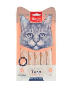 Wanpy Ton Balığı ve Somon Krema Kedi Ödülü 5x14gr