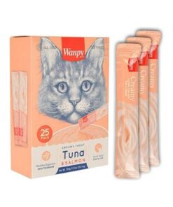 Wanpy Ton Balıklı ve Somonlu Krema Kedi Ödülü 25x14gr