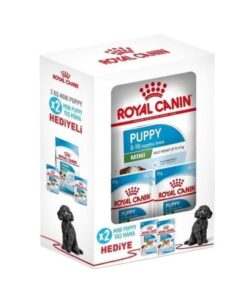 Royal Canin Bundle Mini Puppy Yavru Köpek Maması 2Kg+2 Adet Mini Starter Yaş Mama Hediyeli