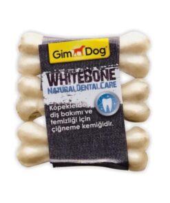 GimDog Mordimi Beyaz Press Kemik 3,5'' 8.9cm 3lü