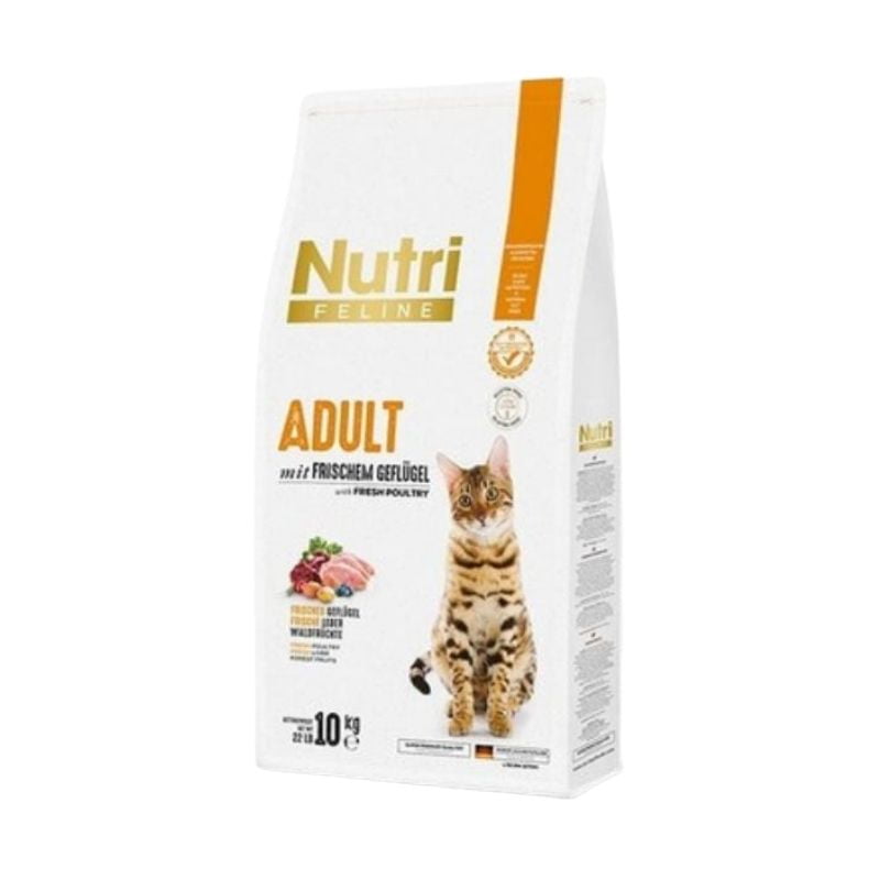 Nutri Feline Somonlu Tahılsız Yetişkin Kedi Maması 500gr-1Kg Vakumlu