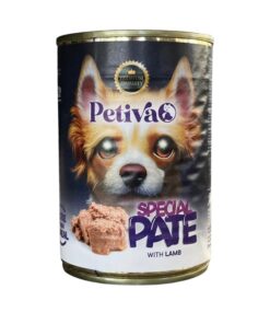 Petiva Kıyılmış Kuzu Etli Yavru Köpek Yaş Maması 400gr