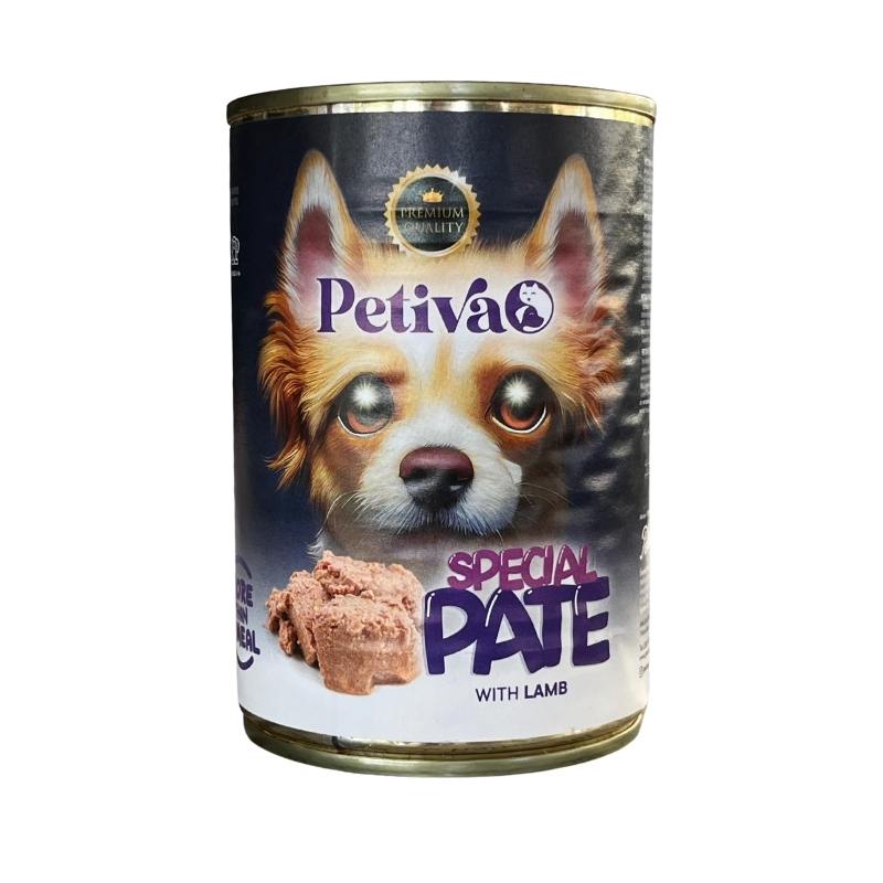 Petiva Kıyılmış Kuzu Etli Yavru Köpek Yaş Maması 400gr