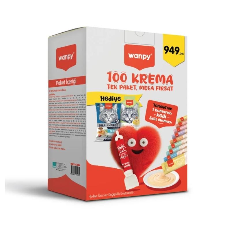 Wanpy Mega Avantaj Hediyeli Krema Paketi 100lü