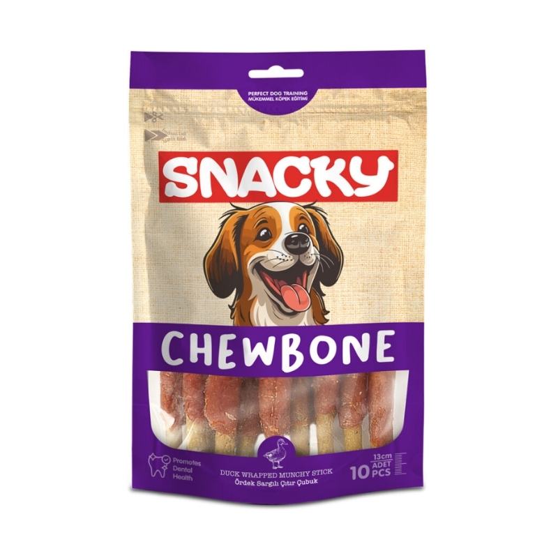 Snacky Munchy Ördek Sargılı Köpek Ödülü 10lu